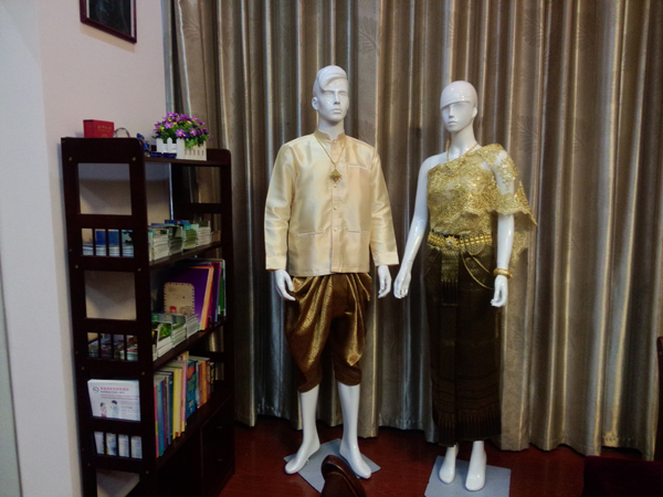 泰国文化中心泰国传统服装展示