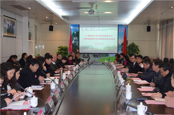 高校国际交流经验交流会现场
