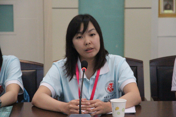 印尼学员萧桃珍发言