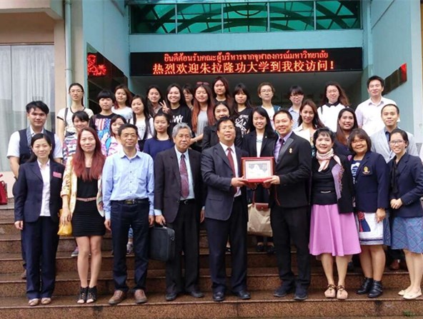 2015.5.11泰国朱拉隆功大学访问团来访